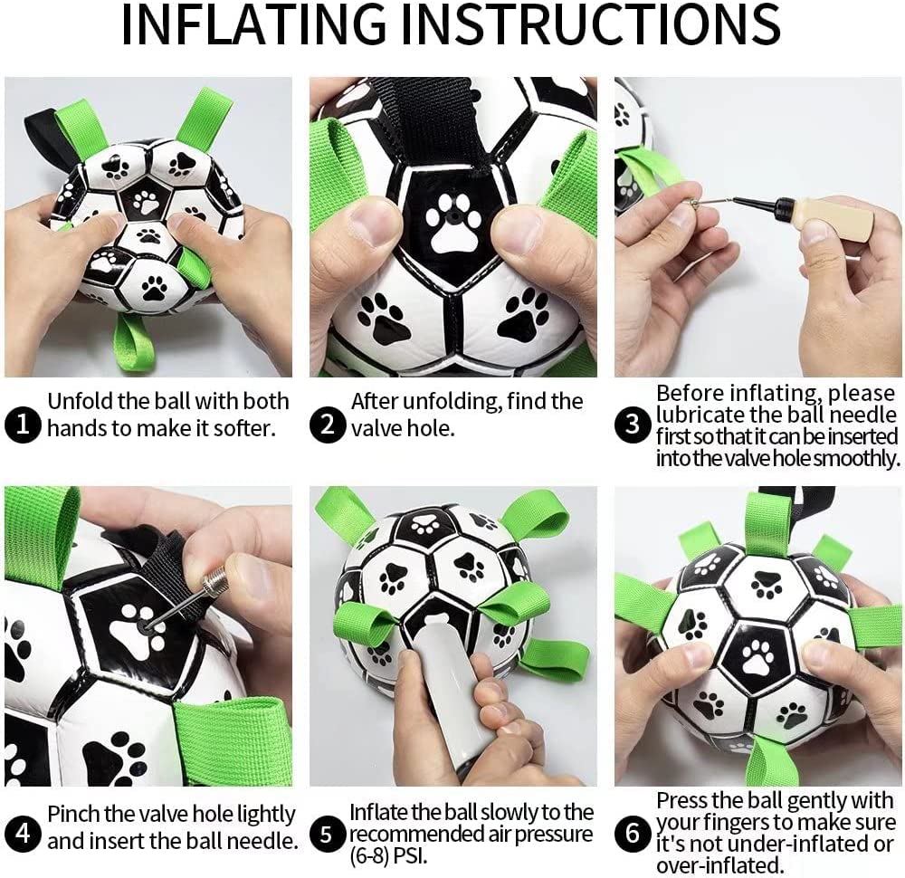 Interactive Dog Football Toy – Training & Outdoor Play Ball