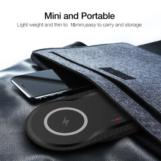 Caventy™ Dual Ultra-Slim Wireless Charging Pad