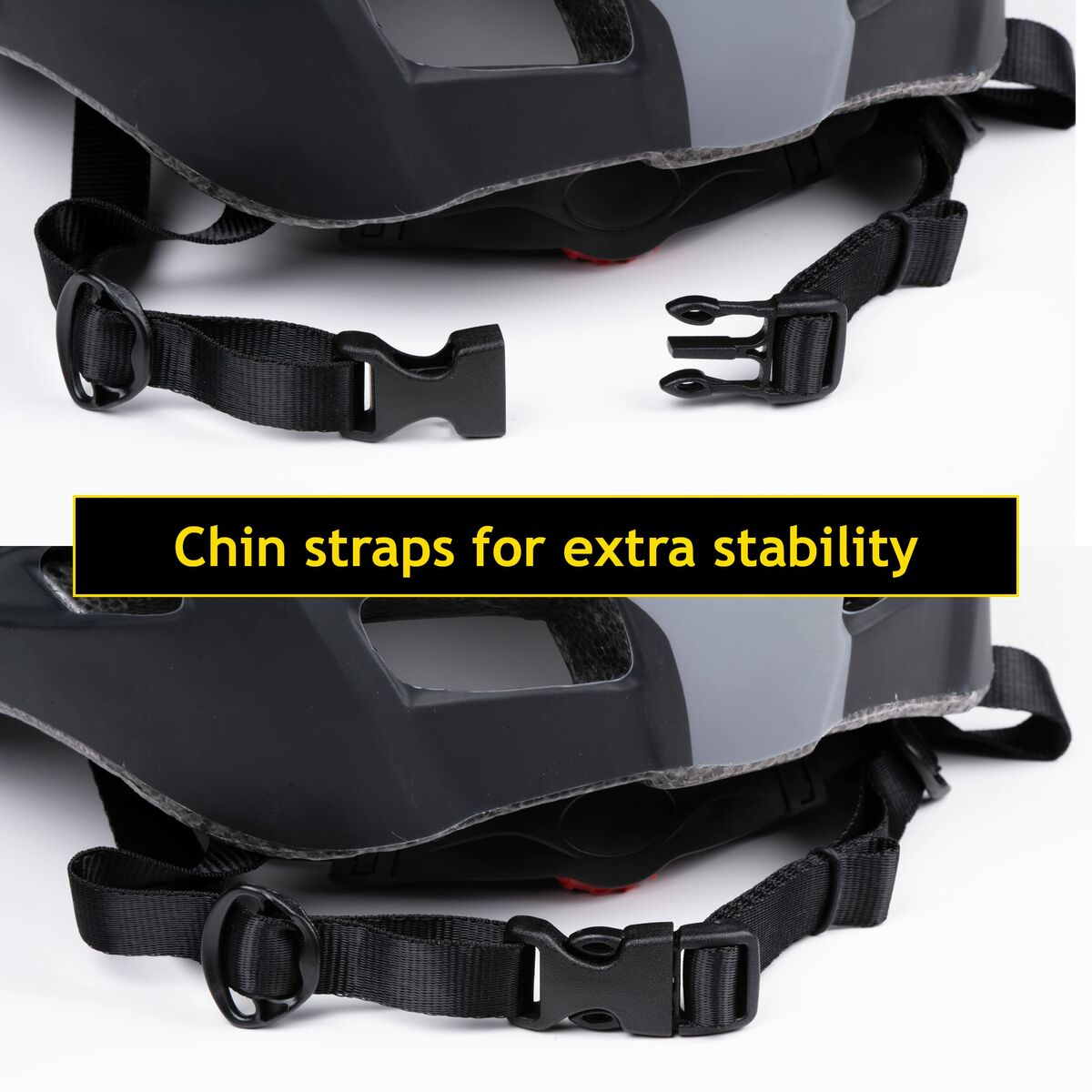 Adult's Cycling Helmet Dunlop M Black LED Light-4