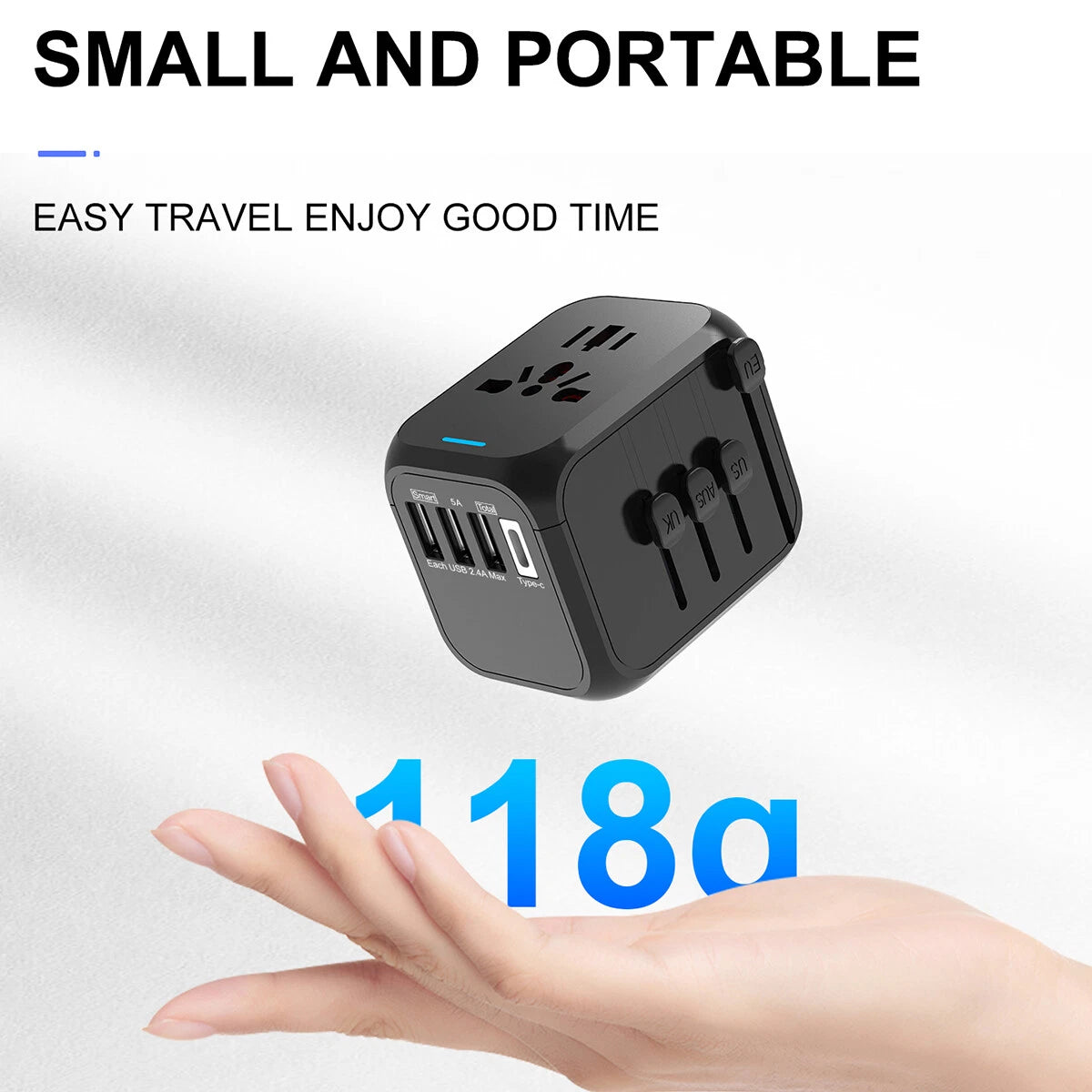 Caventy™ Universal Travel Adapter - All-in-One Global Socket